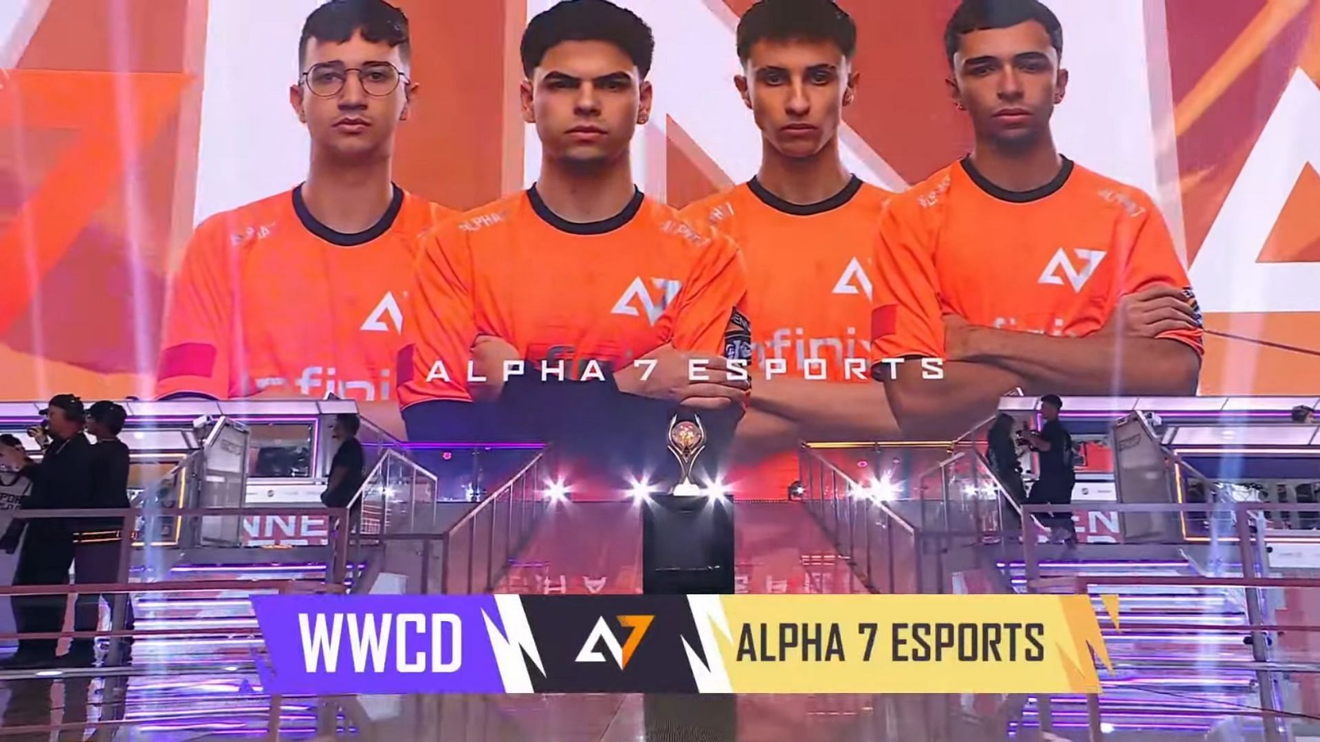 Alpha 7 Esports holds first rank after Day 2 of PUBG Mobile World Cup Main Event (Image via YouTube/PUBG Mobile)