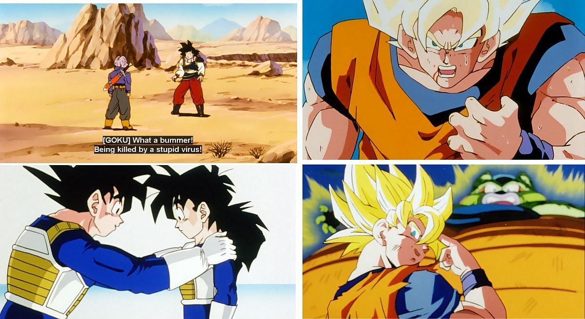 Dragon Ball Z&#039;s Android Saga anime arc: Goku&#039;s ordeal (Image via Toei Animation)