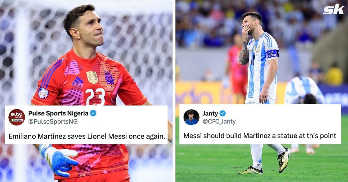 &ldquo;Solidarity to Ronaldo&rdquo;, &ldquo;Martinez saves Messi once again&rdquo; - X goes wild as Argentina reach Copa America semi-final despite Lionel Messi missing penalty