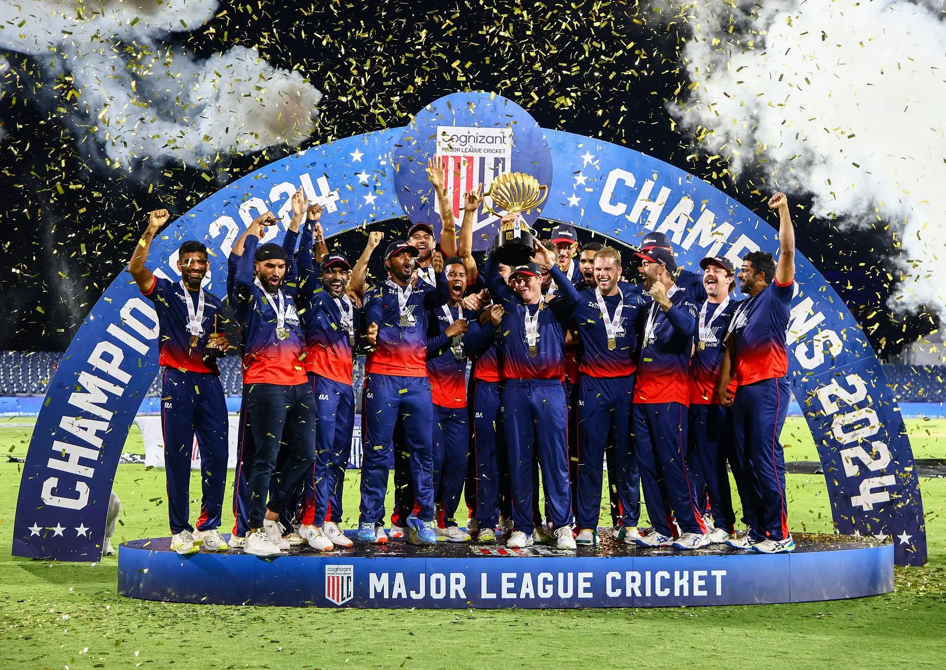 Washington Freedom secured a title victory in MLC 2024 (Image vZia @MLCricket on X)