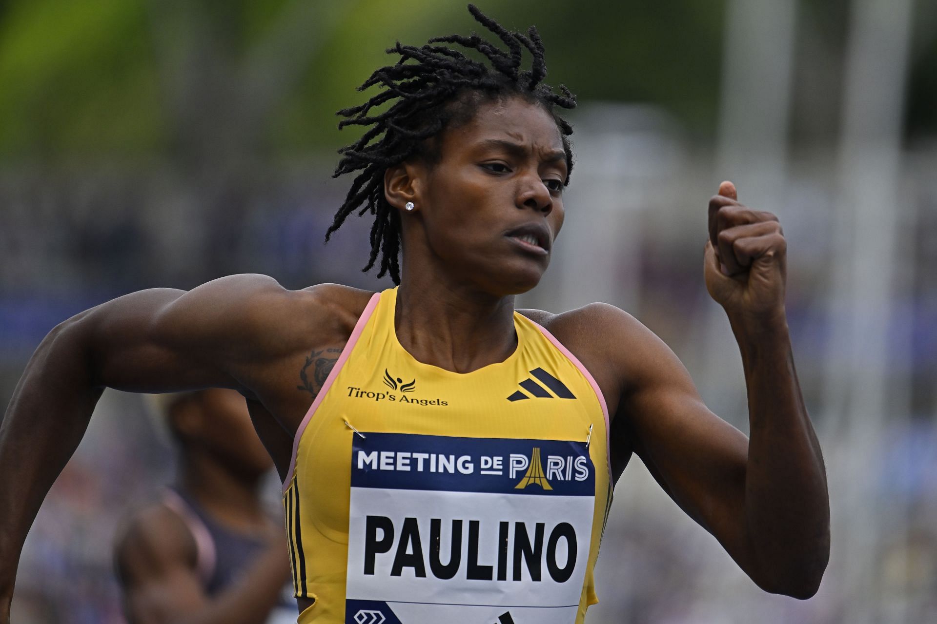 Marileidy Paulino competes in the 400m Women during the Paris 2024 Diamond League in Paris, France. (Photo by Getty Images)