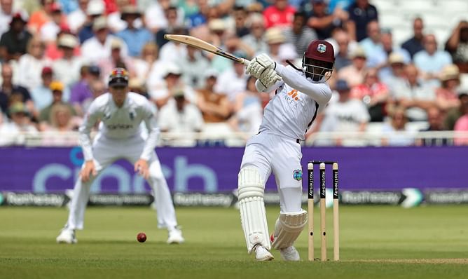 [Watch] Shamar Joseph's colossal six causes tiles to fall off stadium's roof on day 3 of ENG vs WI 2nd Test