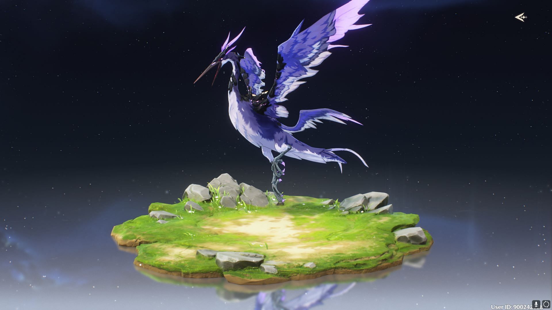 Violet-Feathered Heron is a 3-cost Molten Rift Echo (Image via Kuro Games)