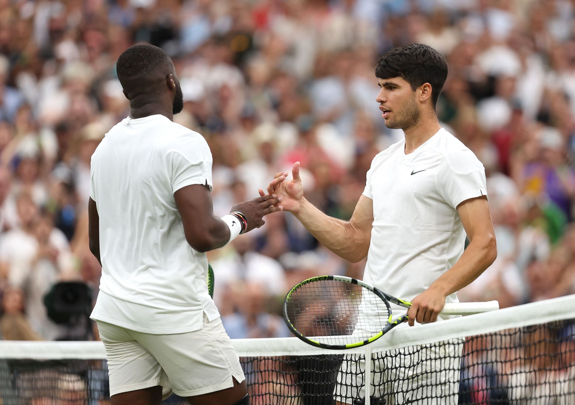 Frances Tiafoe and Carlos Alcaraz (Source: Getty)