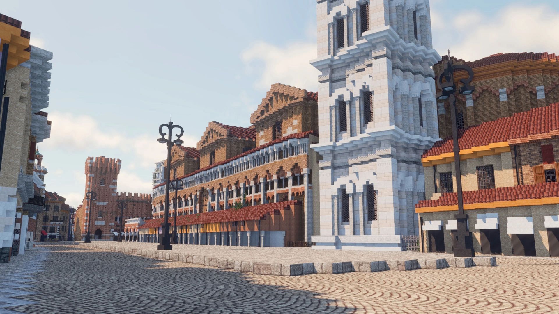 Italian city like Minecraft