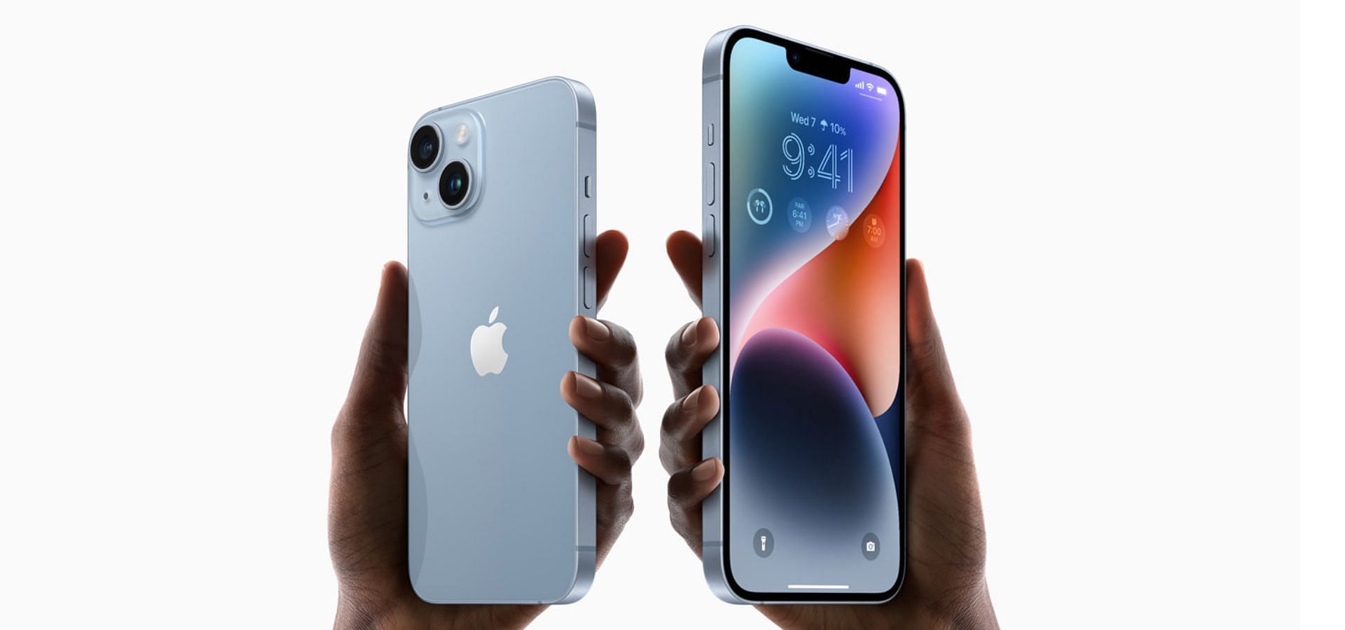 iPhone 14 and iPhone 14 Plus (Image via Apple)