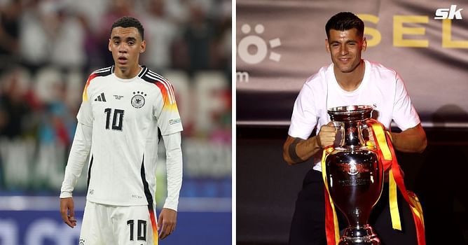 “Where is Musiala?” - Alvaro Morata taunts Germany star while introducing Spain teammate to crowd during Euro 2024 celebrations