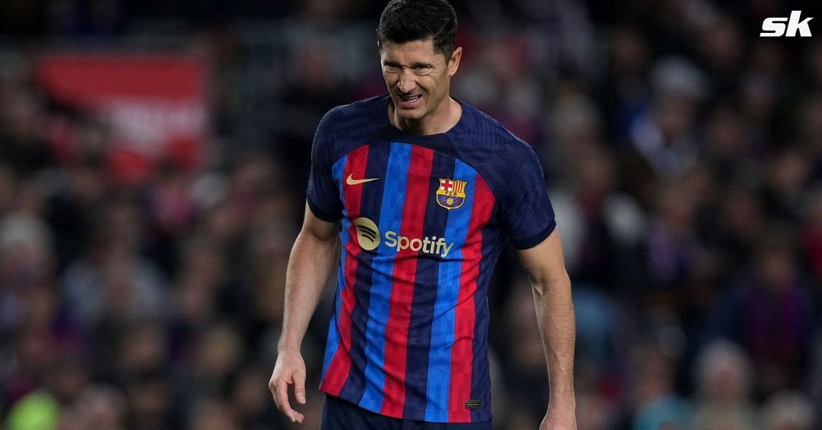 Barcelona striker Robert Lewandowski