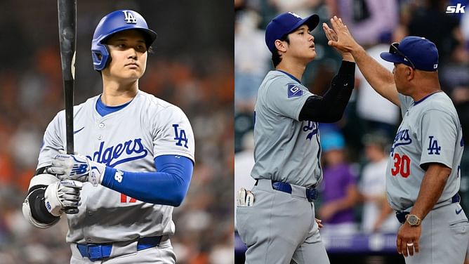 WATCH: Shohei Ohtani offers Dave Roberts a moment of calm with dugout massage during tense encounter vs. Astros