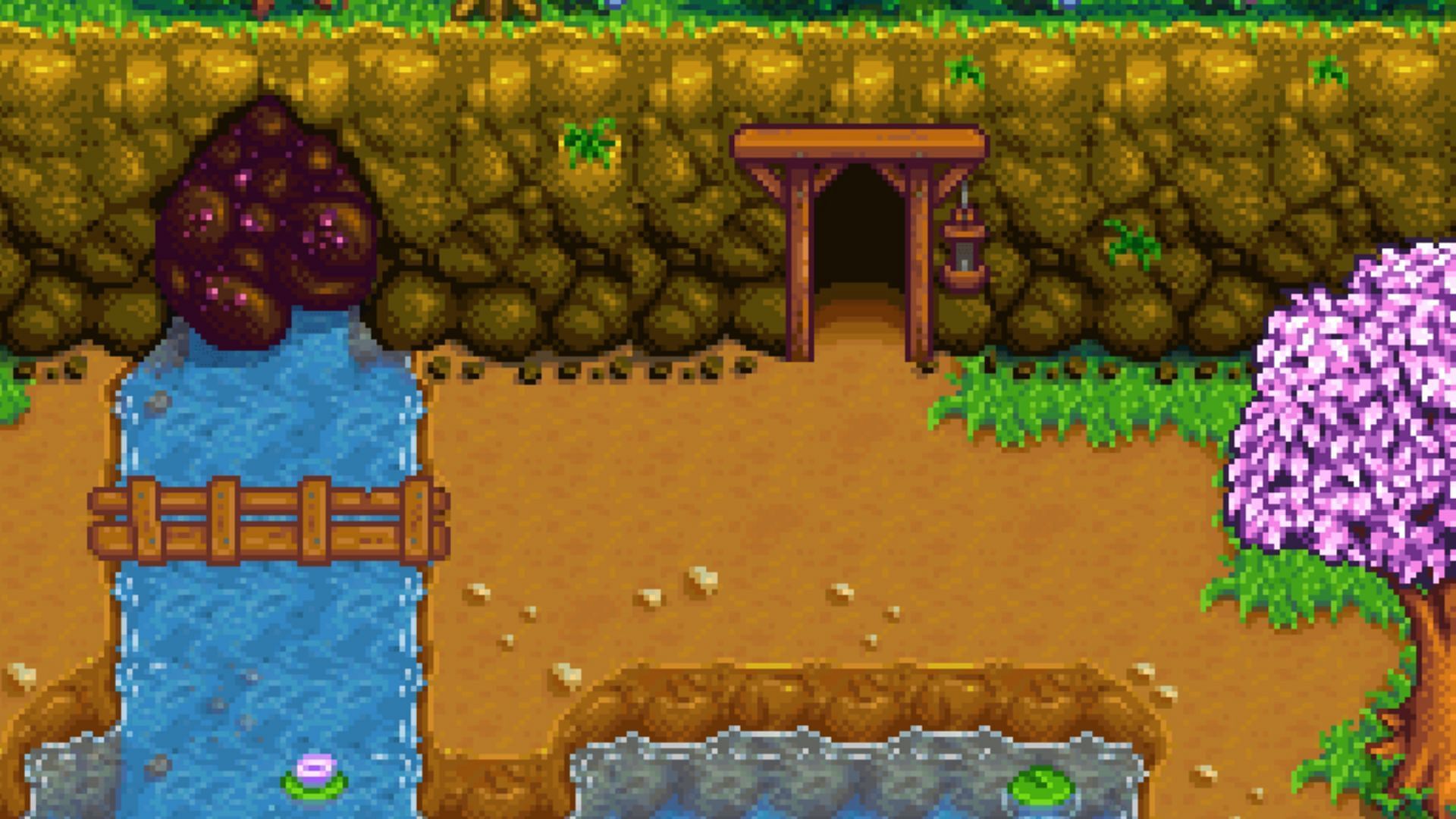 Entrance to the Mines dungeon. (Image via ConcernedApe)