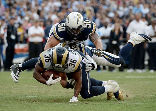 Manti Te'o during St. Louis Rams vs San Diego Chargers