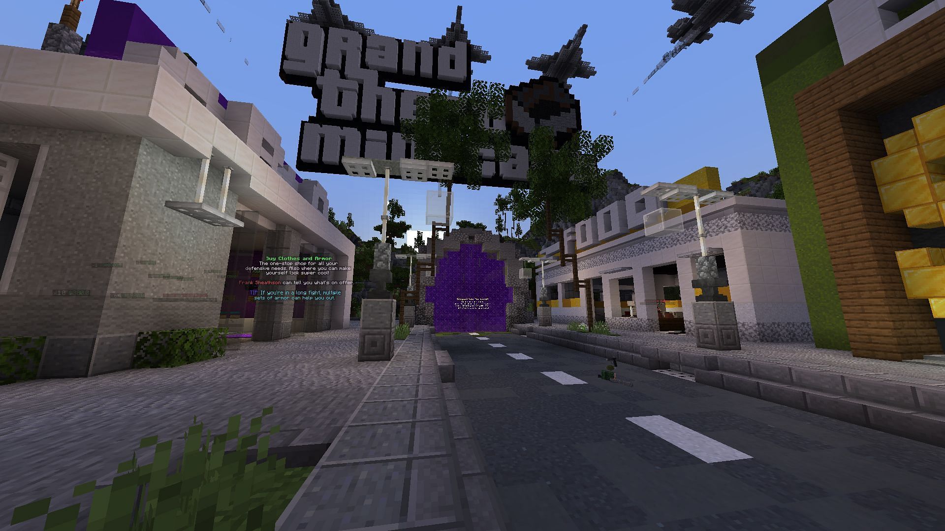 Grand Theft Minecart isn&#039;t purely focused on Minecraft PvP, but there&#039;s plenty of it (Image via Grand Theft Minecart)