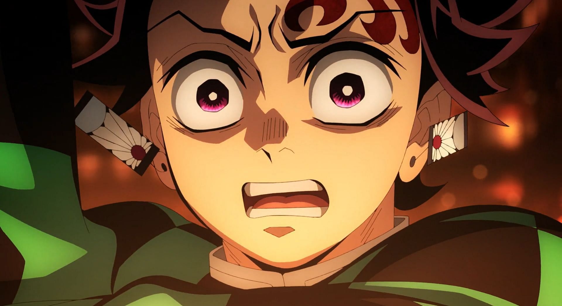 Tanjiro Kamado as seen in the anime (Image via Ufotable)