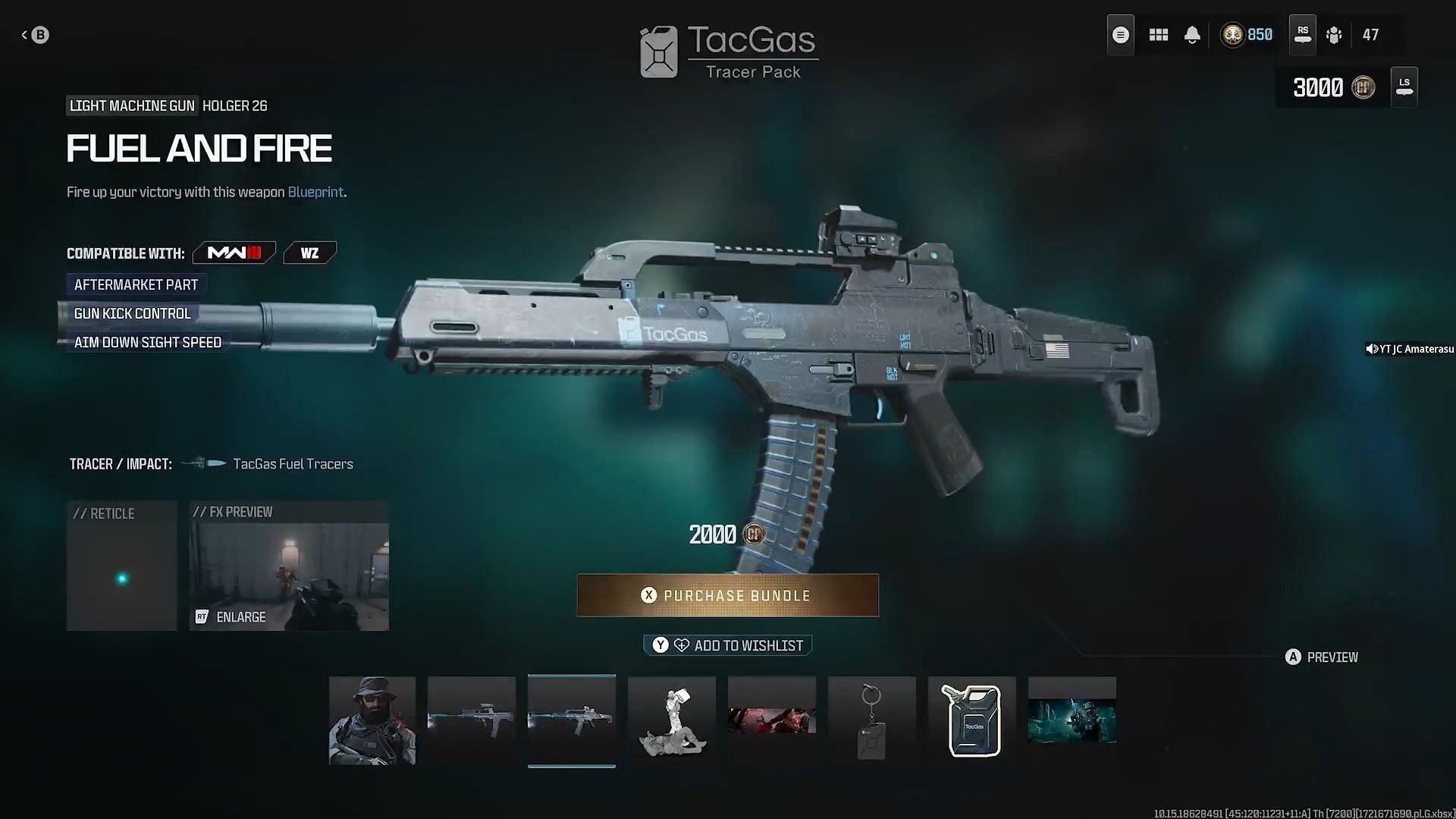 Fuel and Fire Holger 556 weapon blueprint (Image via Activision)