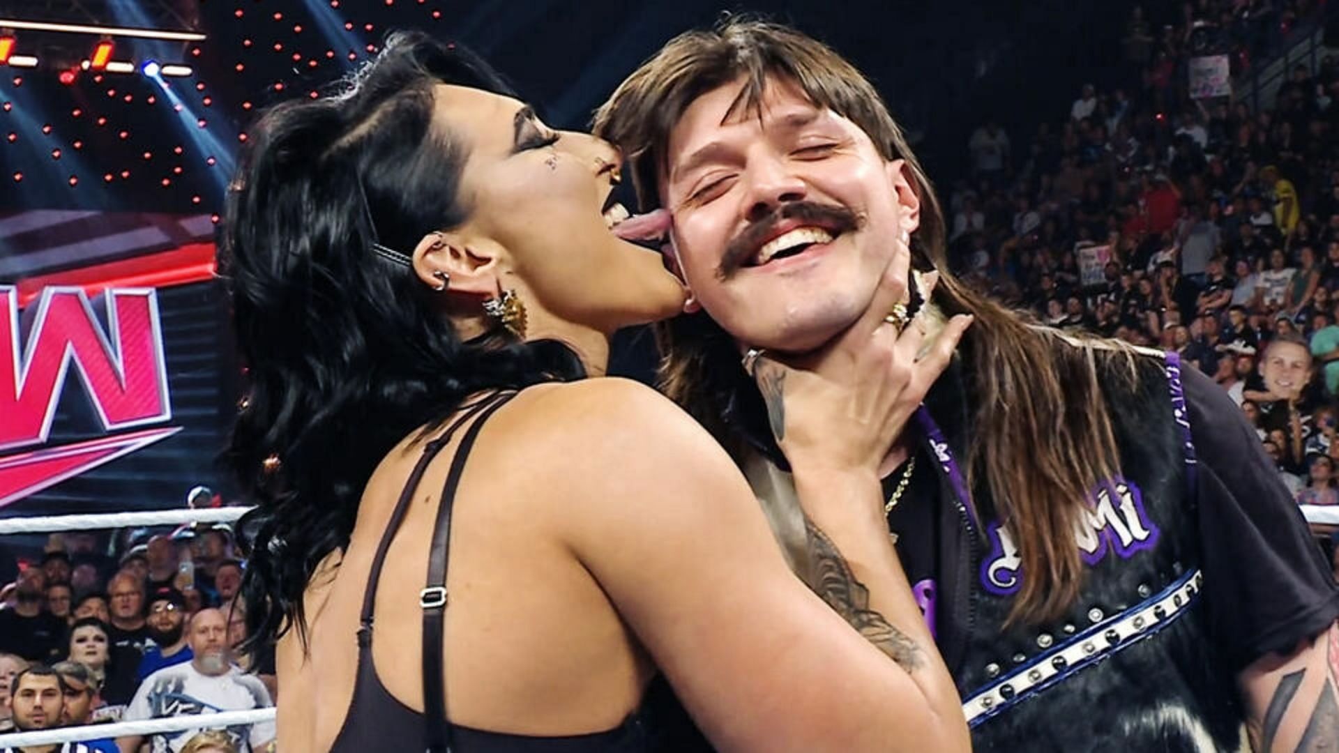 Rhea Ripley and Dominik Mysterio are an on-screen couple in WWE (Image credit: WWE.com)