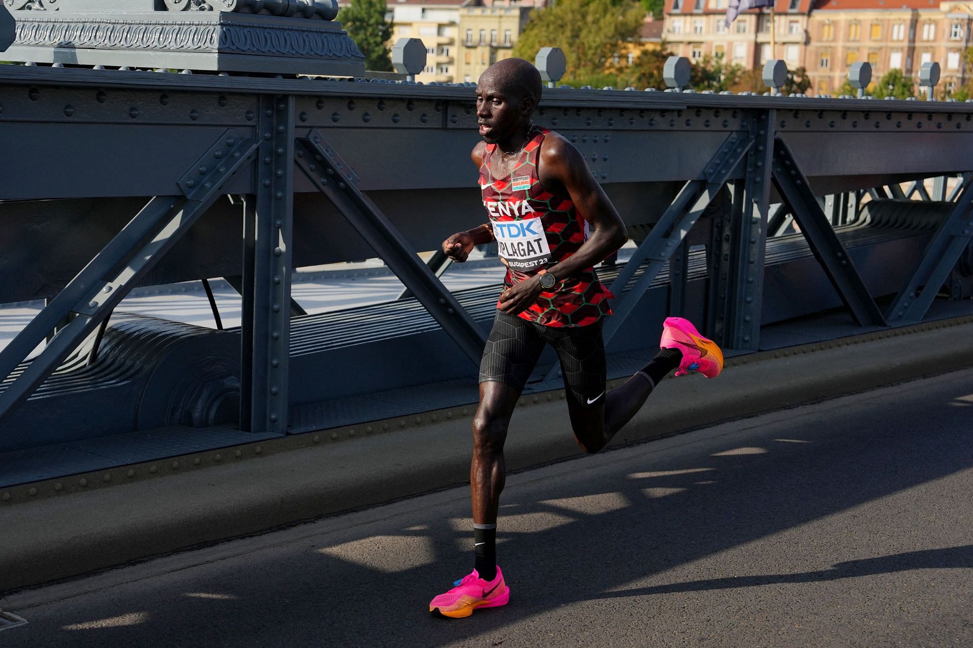 Timothy Kiplagat of Kenya in action at World Athletics Championships Budapest 2023 [Image Source: Getty]