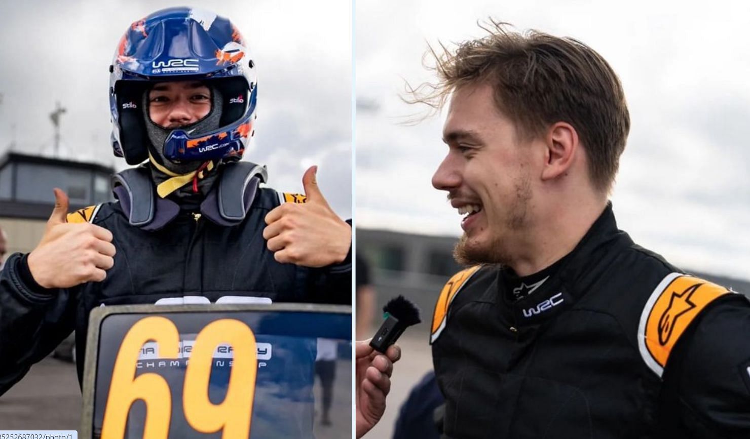 Canucks highlight Arturs Silovs at World Rally Championship in Latvia (via Twitter/@Canucks)