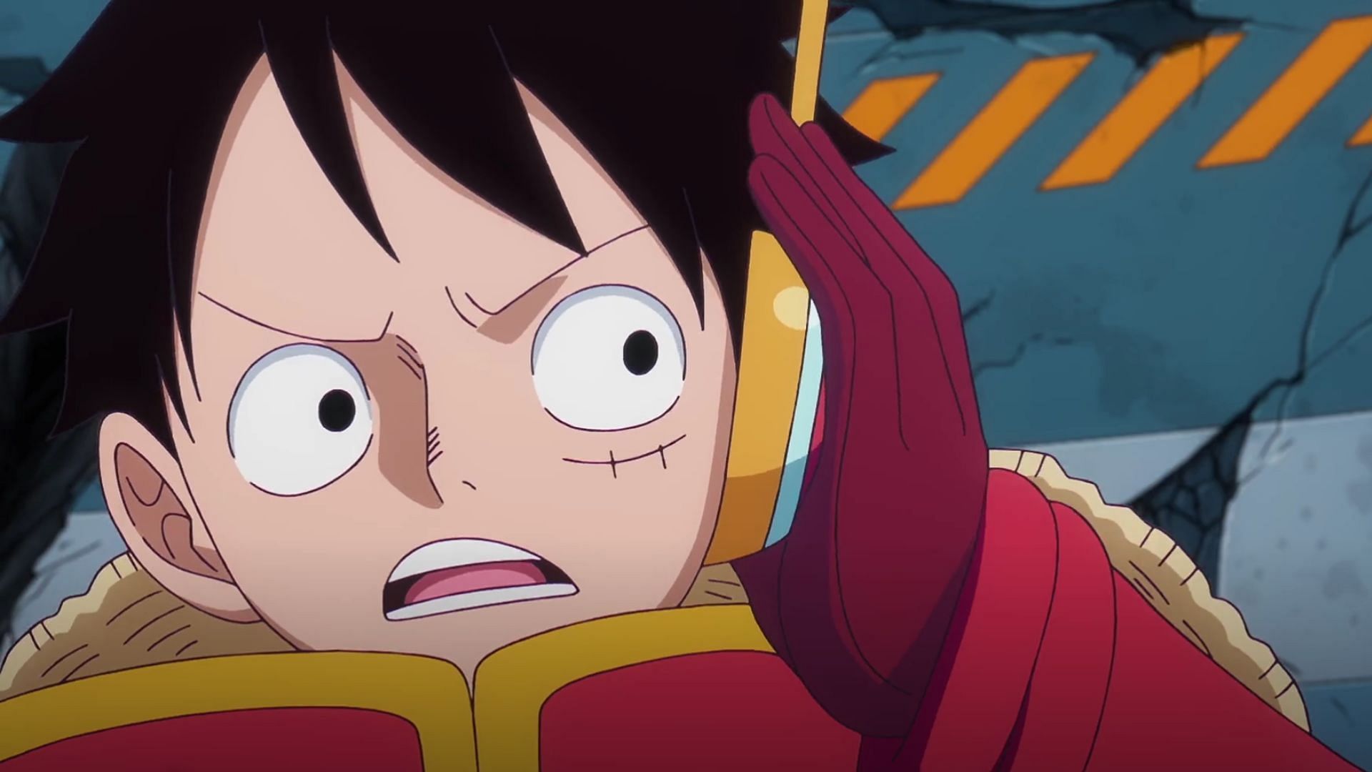 Luffy as seen in the One Piece anime (Image via Toei Animation)