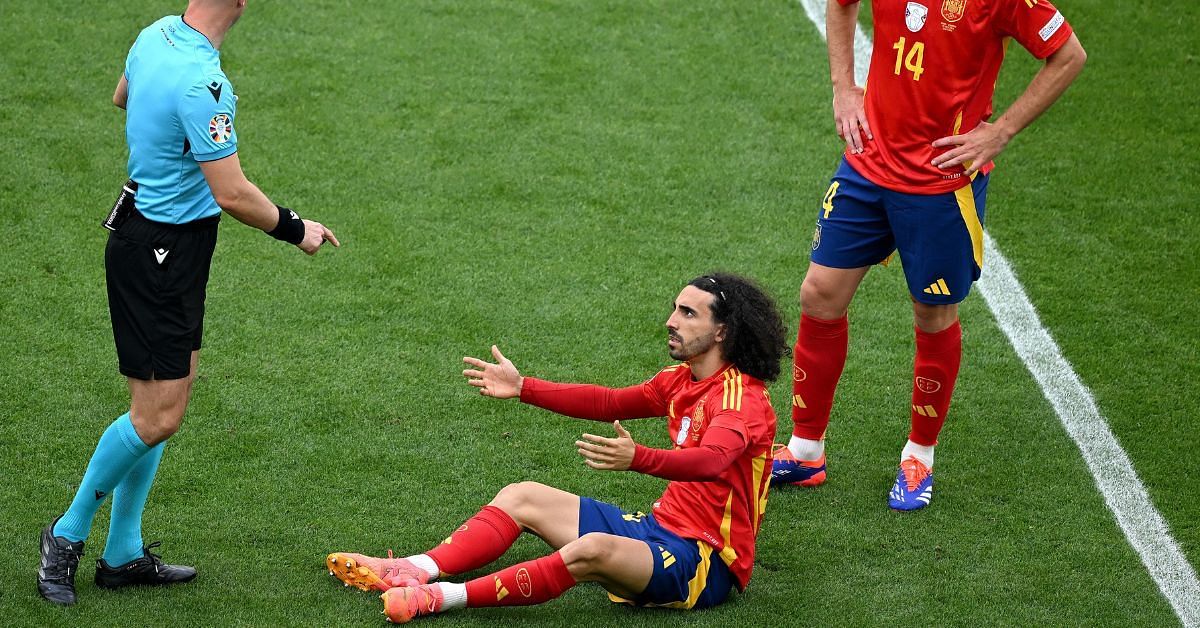Why Germany was not awarded a penalty against Spain in Euro 2024 explained (Image via Getty)