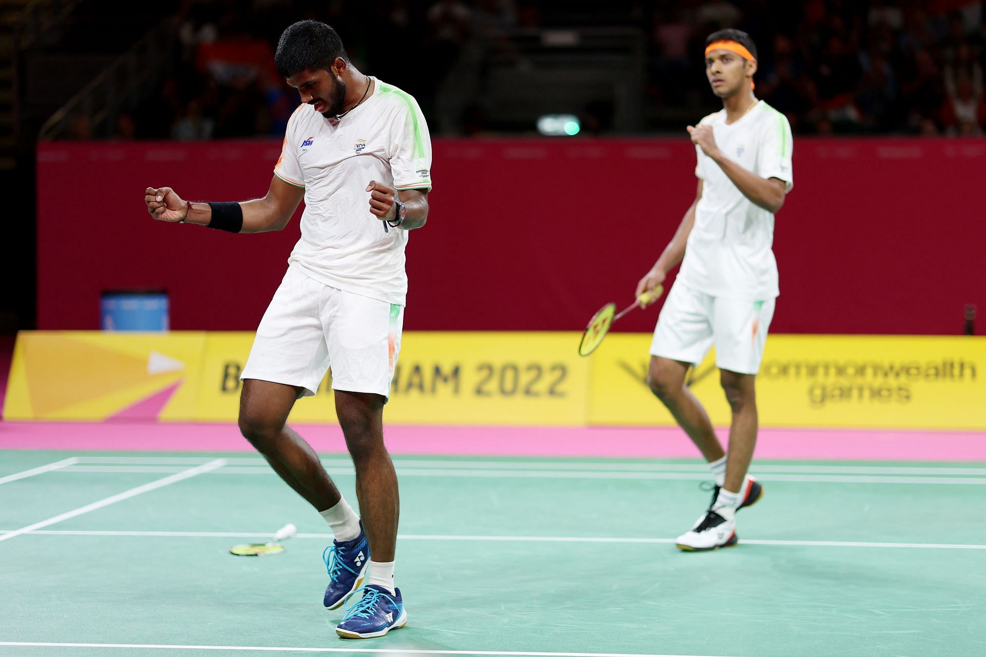 Satwiksairaj Rankireddy and Chirag Shetty at the Commonwealth Games: Day 10 - Source: Getty