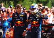 Max Verstappen and Sergio Perez at F1 Grand Prix of Belgium - Source: Getty