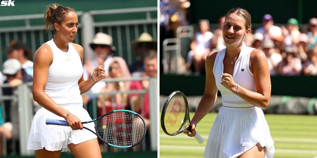 Madison Keys vs Marta Kostyuk is one of the third-round matches at the 2024 Wimbledon. (Photos: Getty)