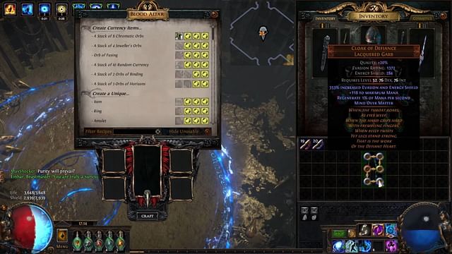 Path of Exile 3.25 Hexblast Mines Trickster build and leveling guide