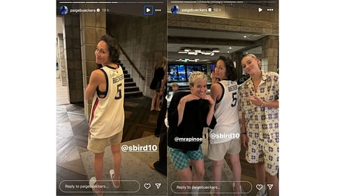 Sue Bird, Megan Rapinoe and Paige Bueckers (Credits: Instagram/@paigebueckers)