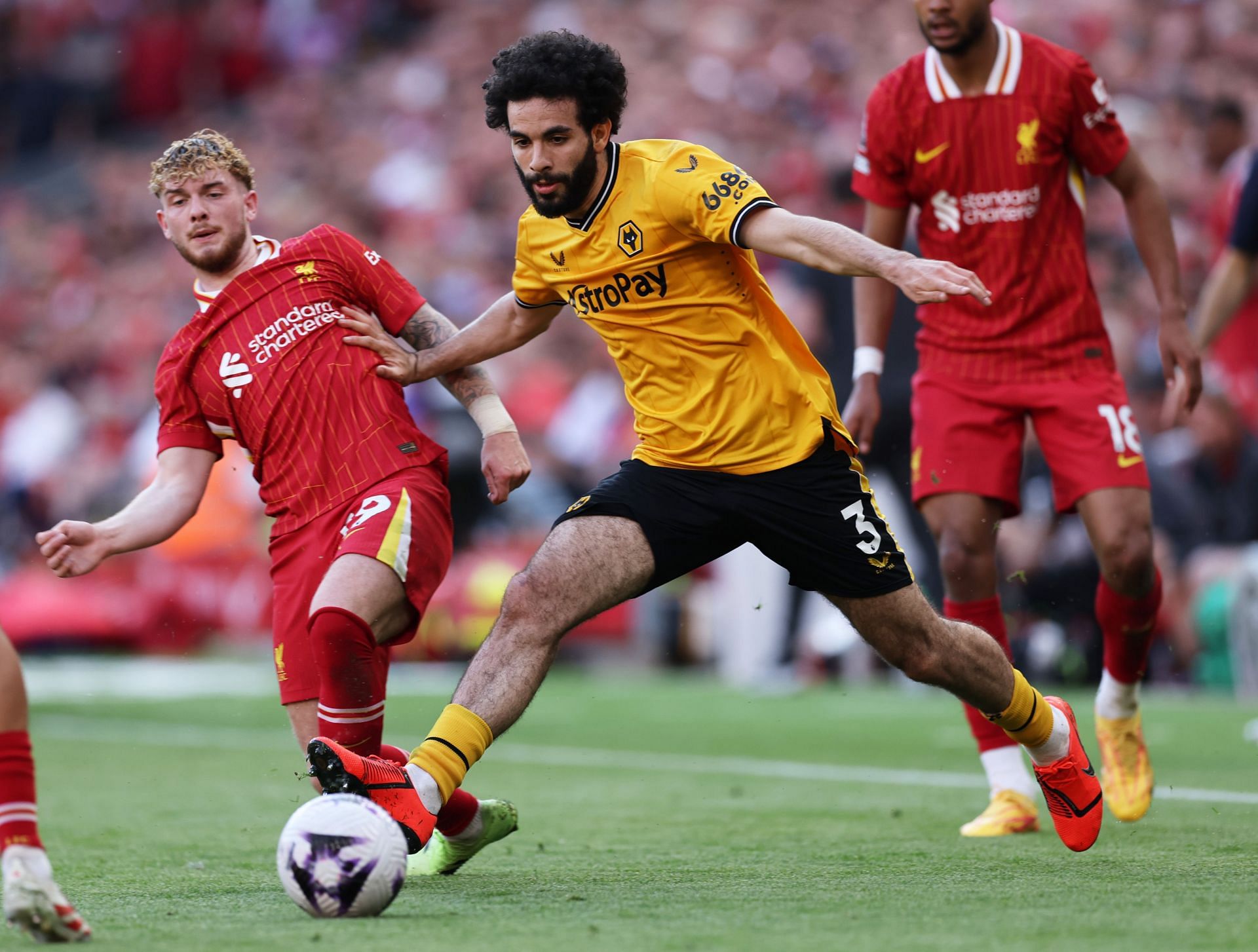 Liverpool FC v Wolverhampton Wanderers - Premier League