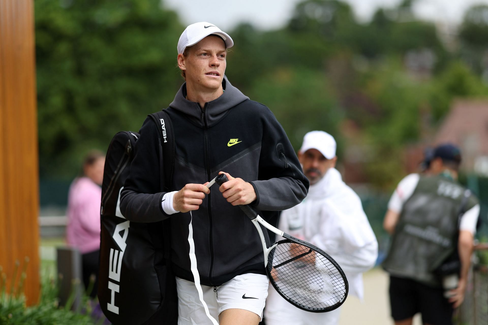 Jannik Sinner at the The Championships - Wimbledon 2024.