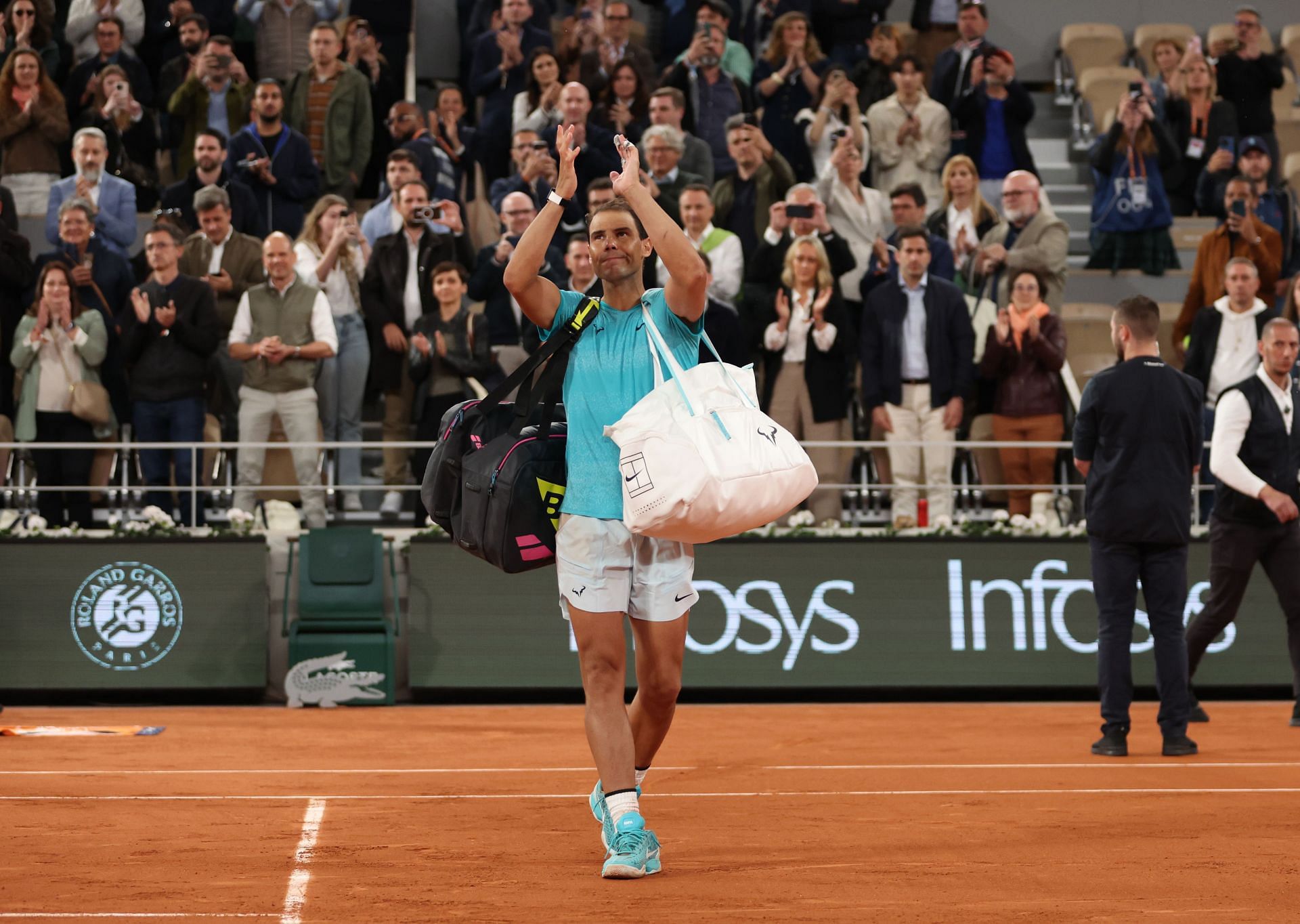 Rafael Nadal at the French Open 2024 (Getty Images)