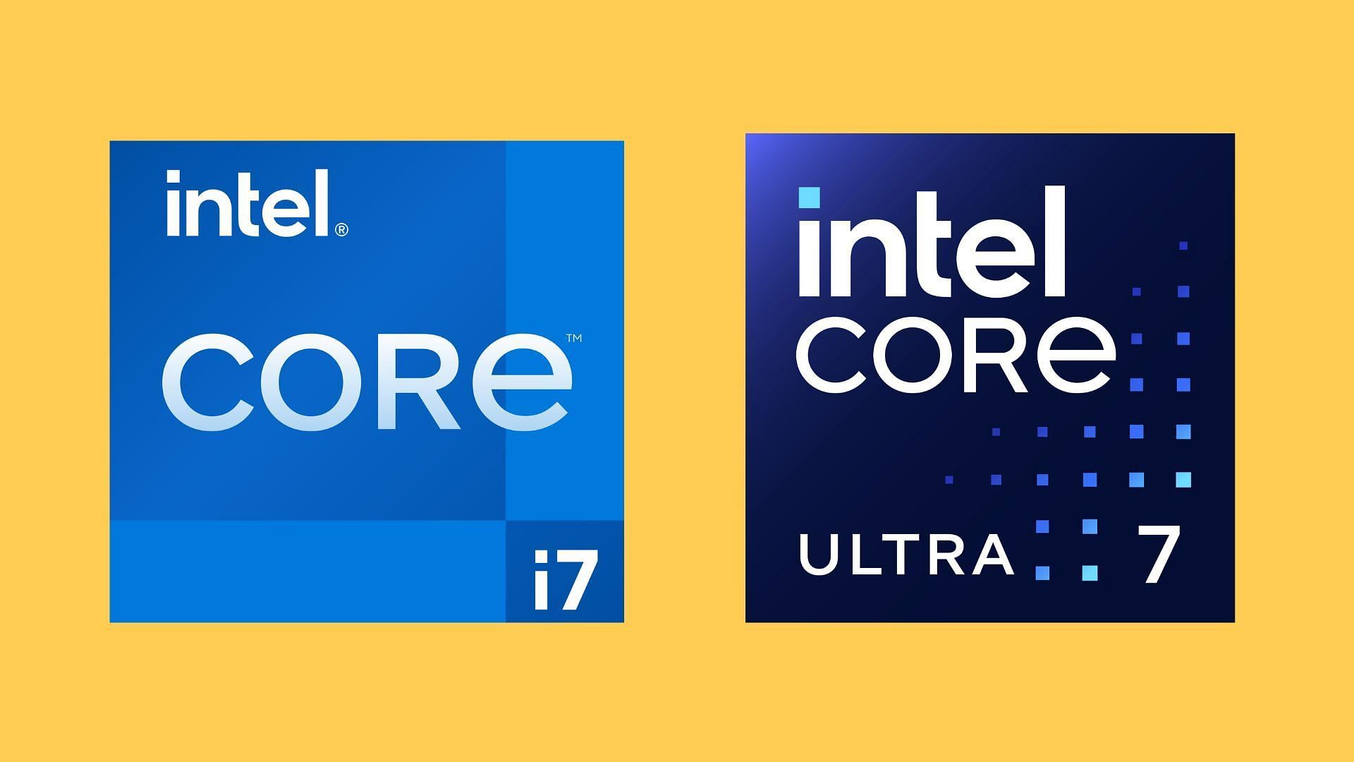 The Intel Core i7 vs Intel Core Ultra 7 comparison (Image via Intel)