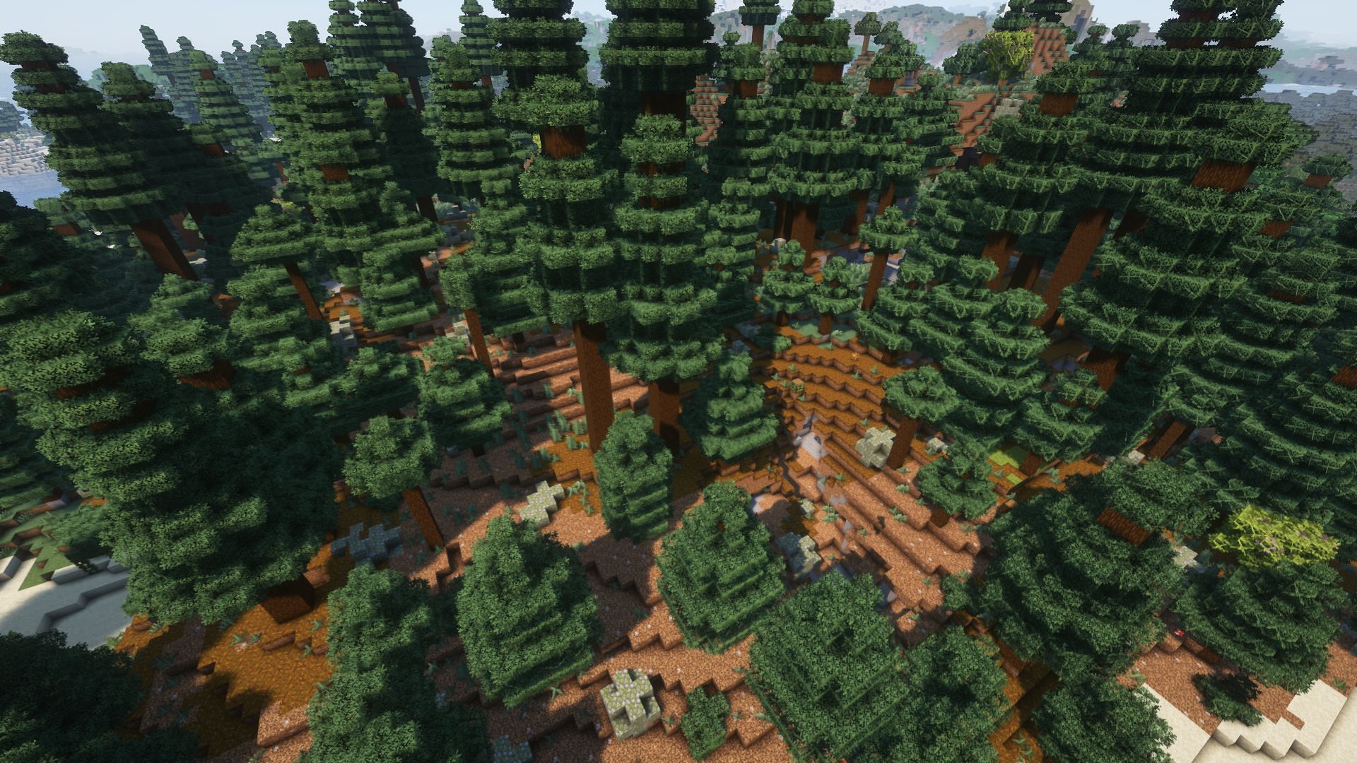 Having to live in a single biome drastically changes how players interact with the world (Image via Mojang)