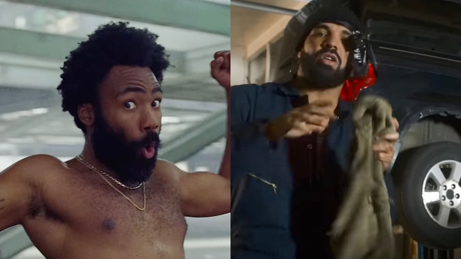 Childish Gambino in the music video for 