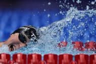 Katie Ledecky in Women's 1500m freestyle at the 2024 U.S. Olympic Team Swimming Trials (Photo by Al Bello/Getty Images