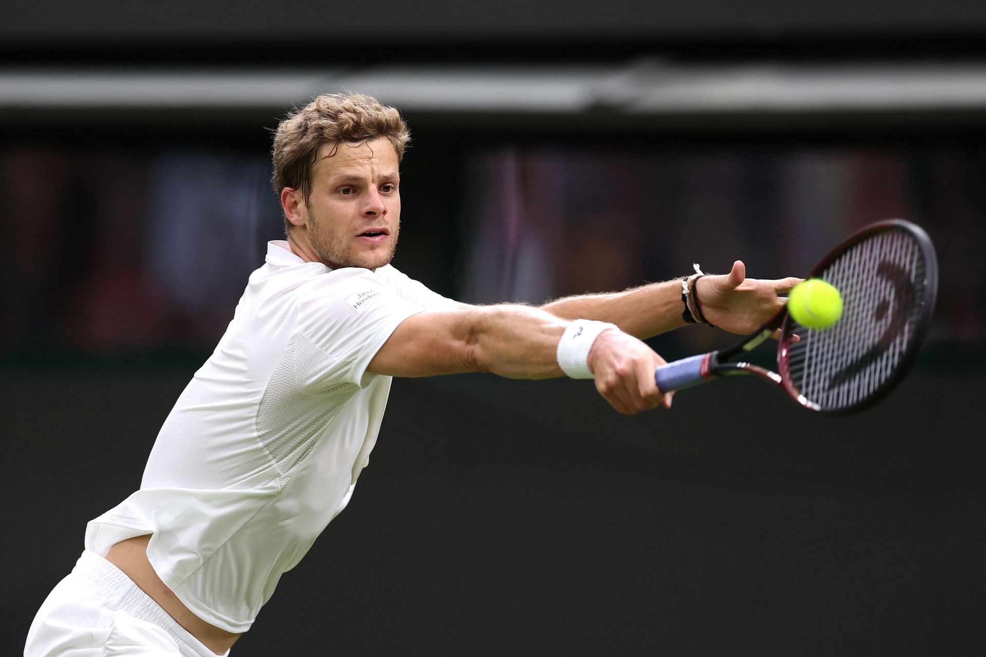 Yannick Hanfmann at Wimbledon 2024. (Photo: Getty)