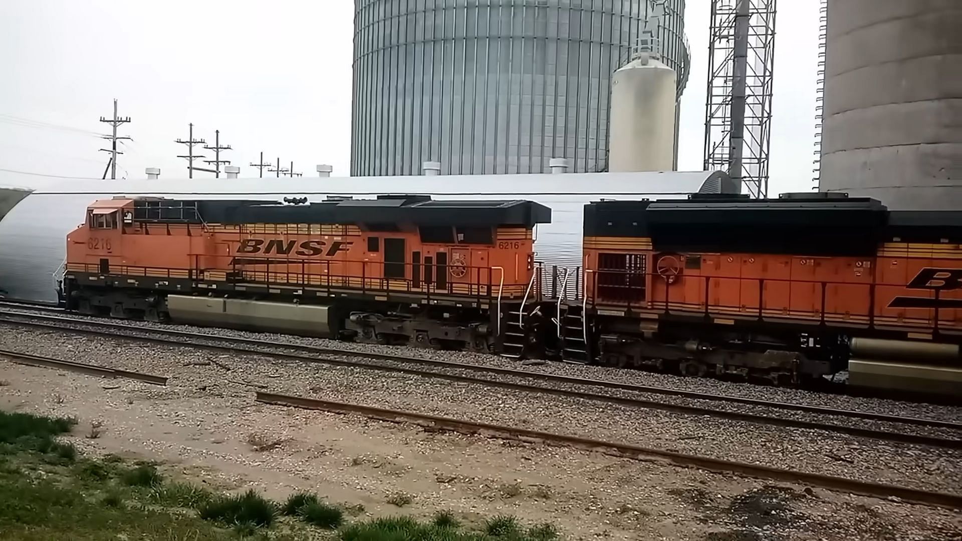 YouTuber accused of derailing a BNSF train for content (Image via Capitol City Rail Productions/YouTube)