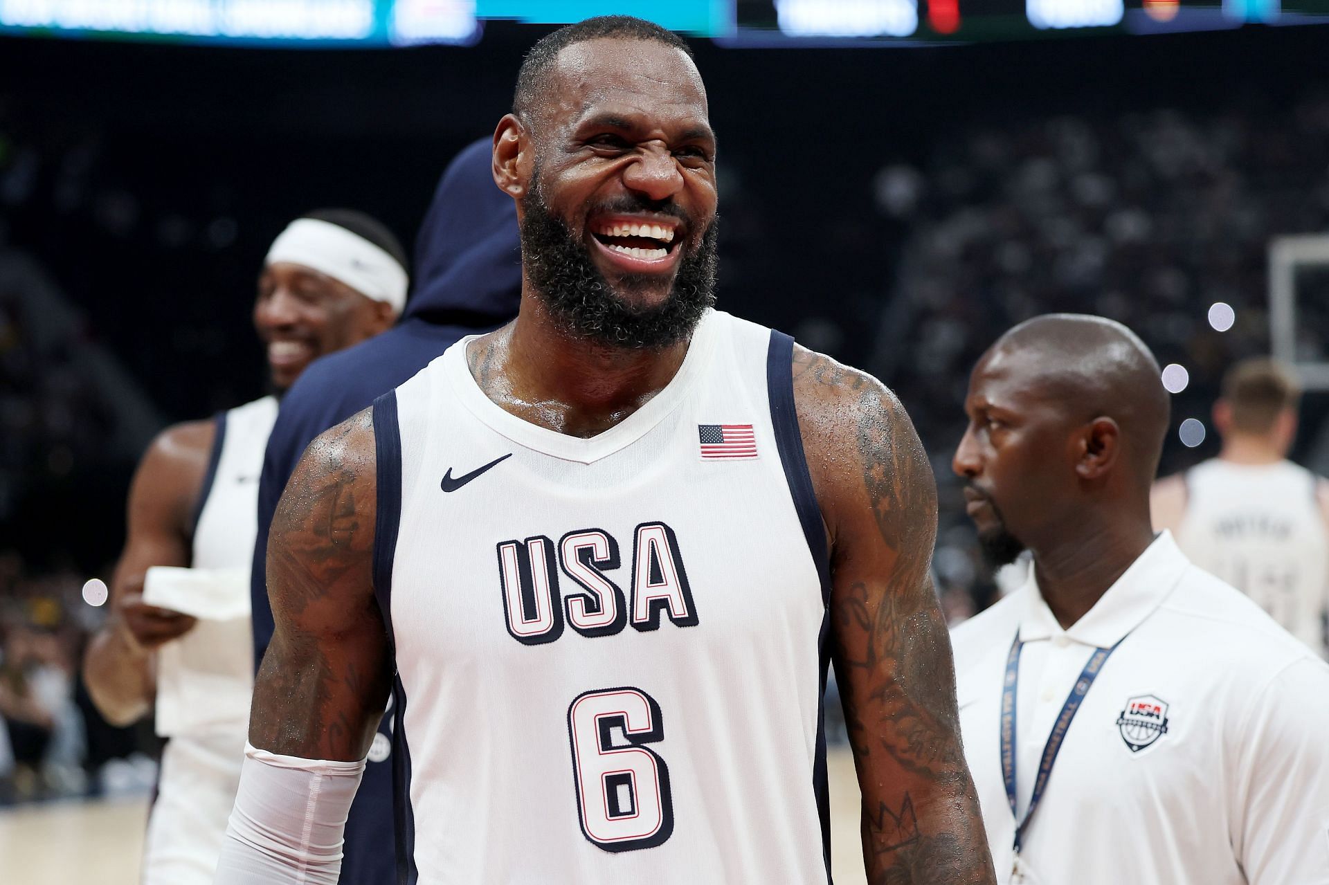 LeBron James ahead of the 2024 Paris Olympics (Image via Getty)