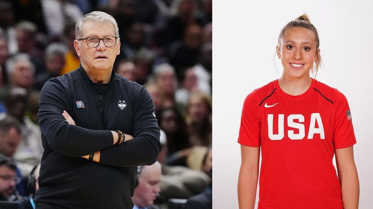 Maddyn Greenway, Geno Auriemma (Image credits: IMAGN, Instagram/@maddyngreenway)