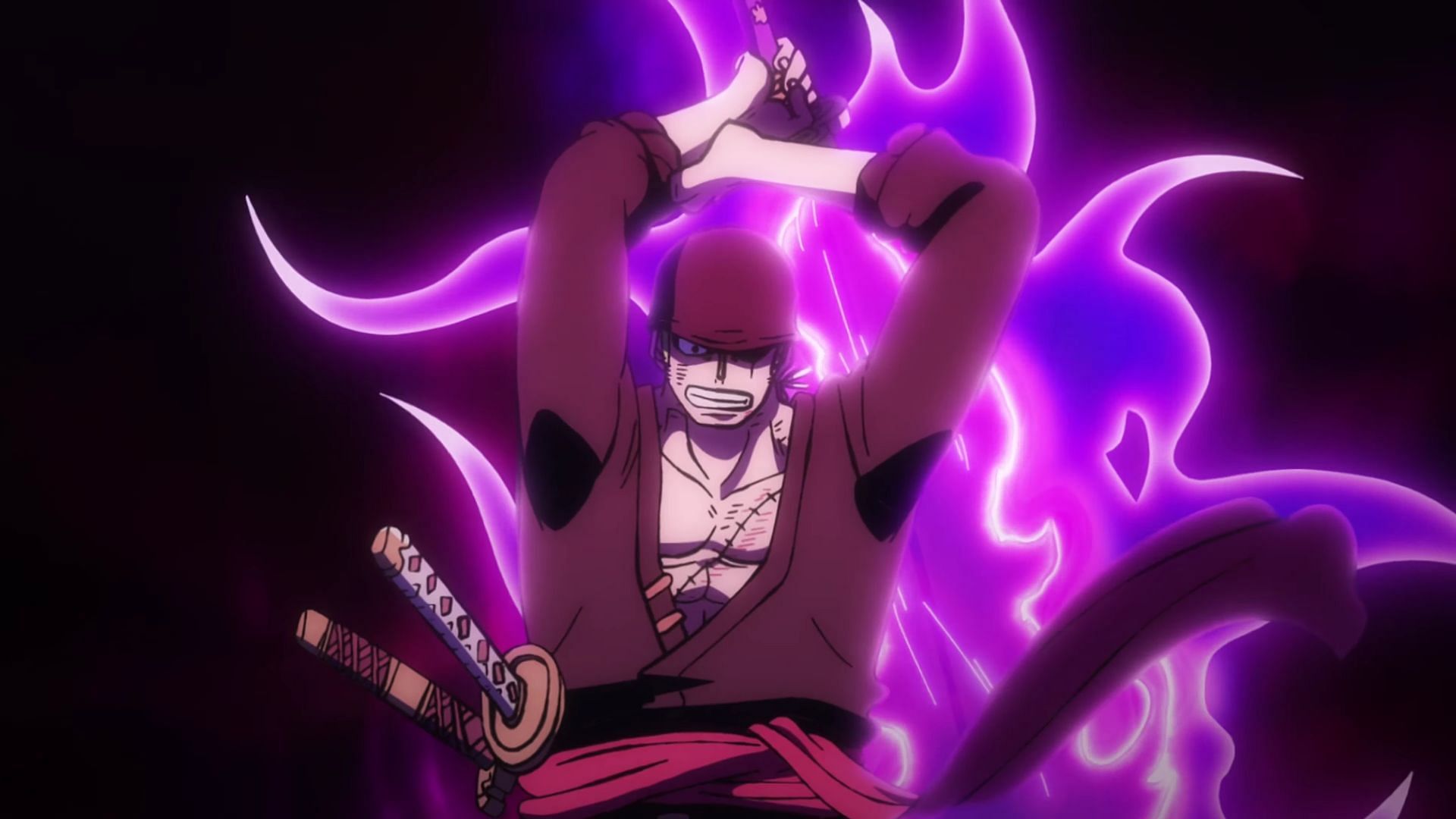 Zoro wielding Enma in One Piece (Image via Toei Animation)