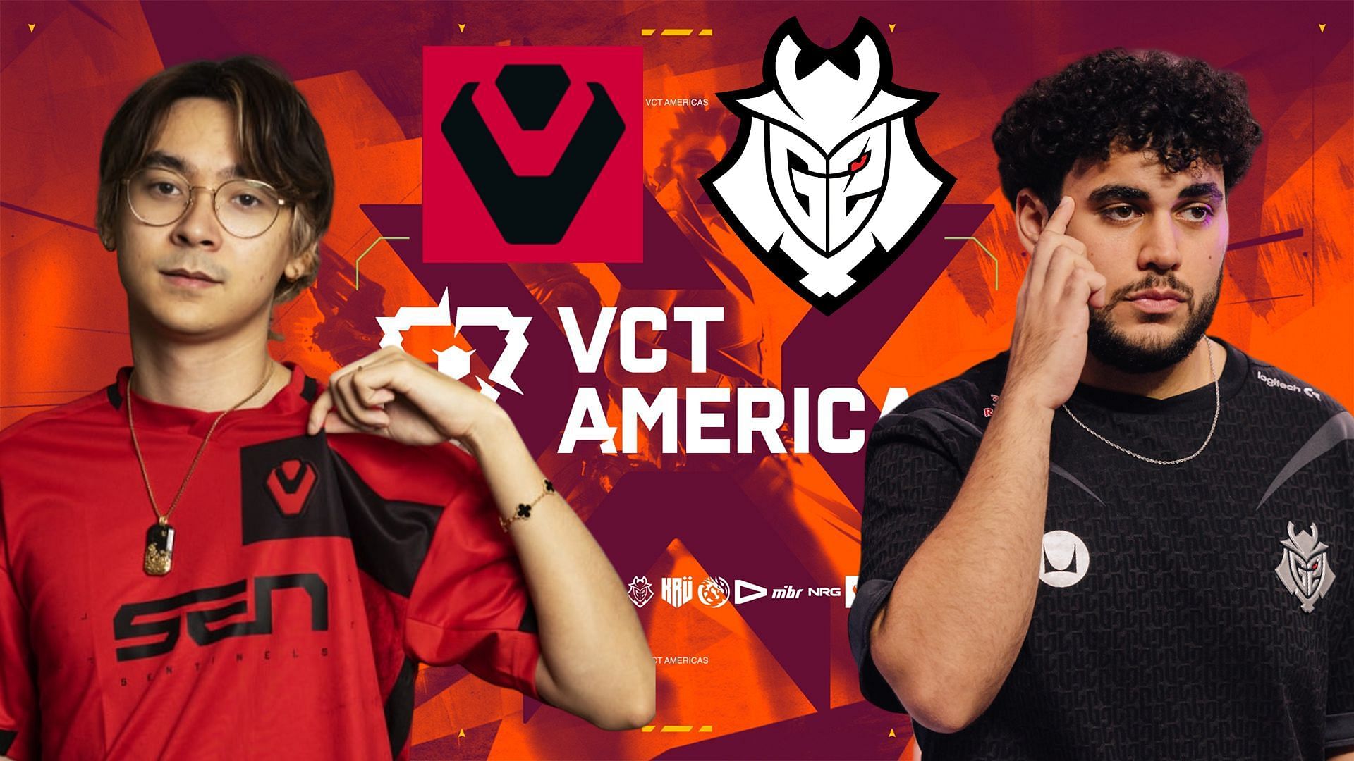 Sentinels vs G2 Esports at VCT Americas 2024 Stage 2 (Image via Riot Games || Sentinels || G2 Esports)