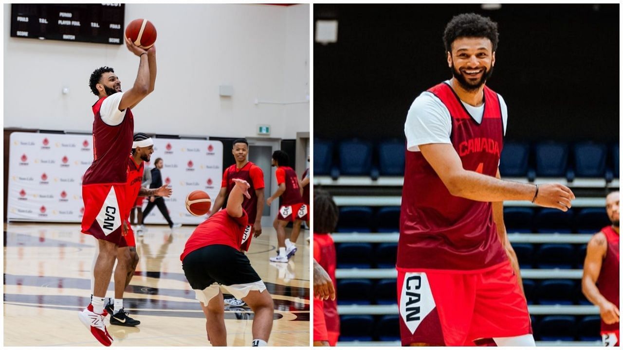 Watch: Jamal Murray gets shots up ahead of Canada vs Team USA ...