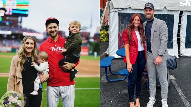 PHOTO: Bryce Harper's kids Krew & Brooklyn bond over pizza with Trea  Turner's son Beckham on flight to Texas for MLB All-Star Game