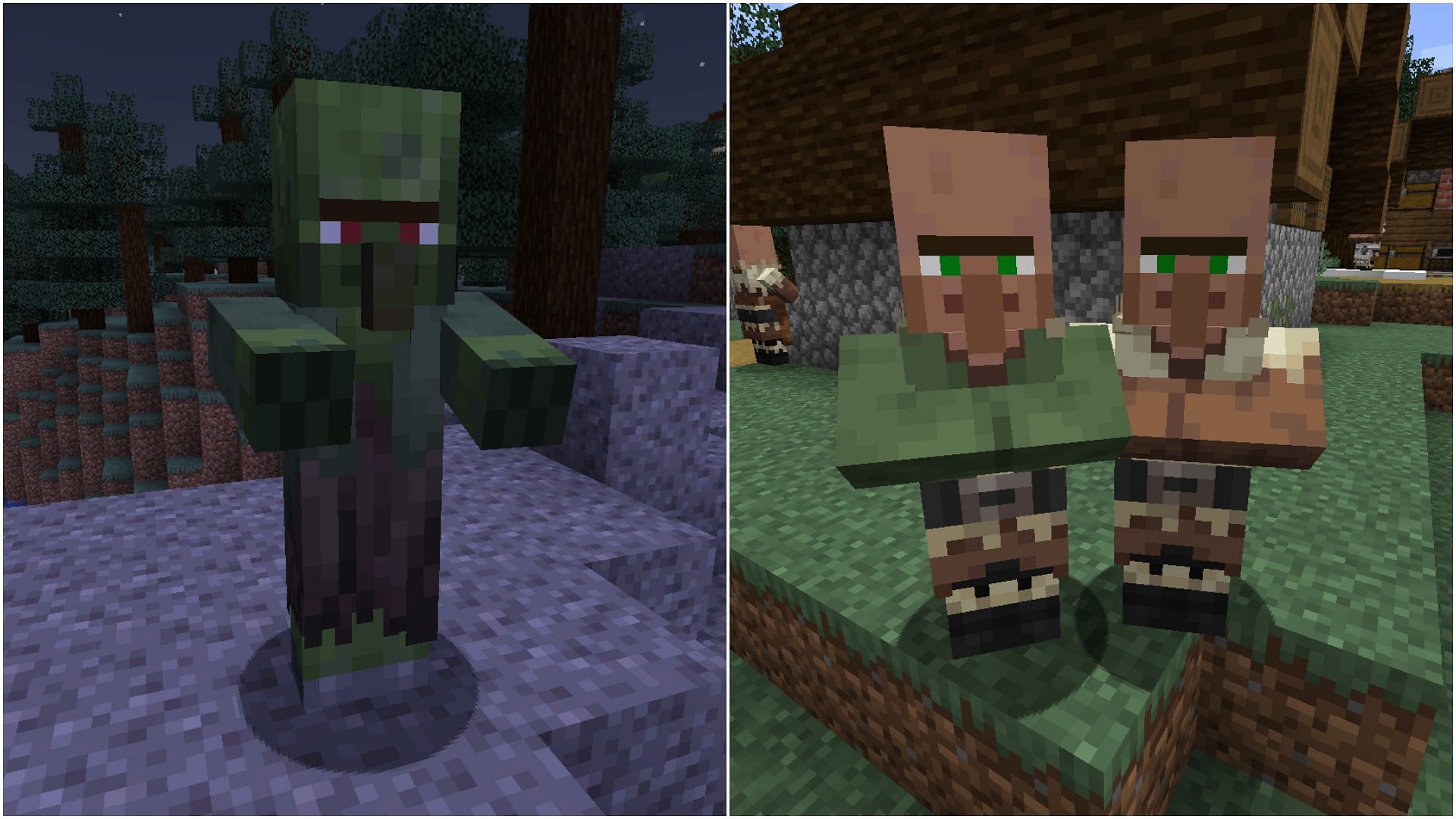 There is a method to cure zombie villagers in Minecraft (Image via Mojang Studios)