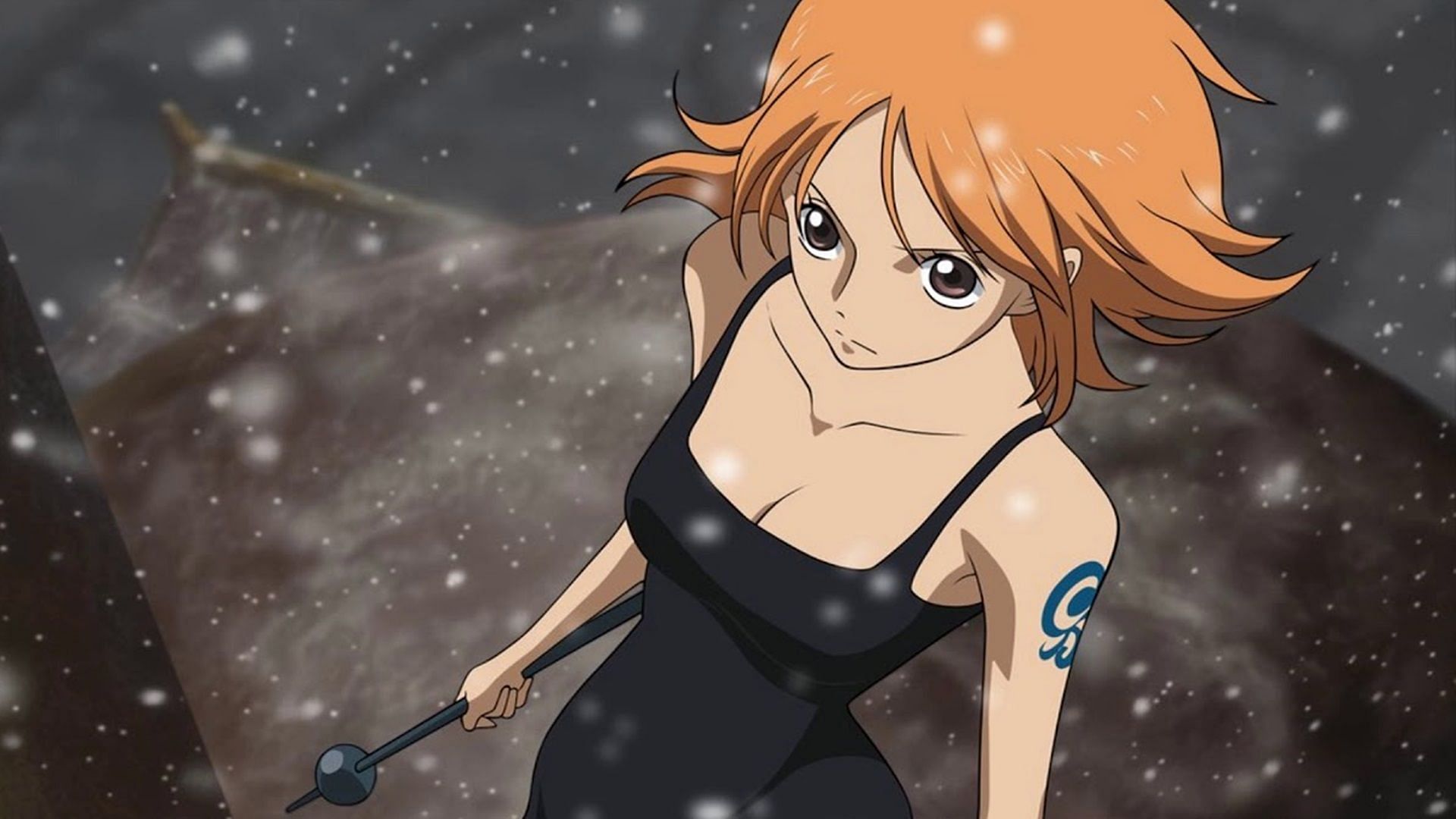 Nami in One Piece Film: Strong World (Image via Toei Animation)