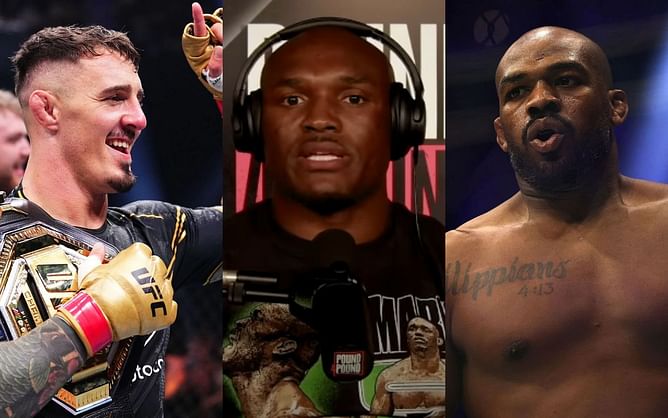 Kamaru Usman names Tom Aspinall as best UFC heavyweight and Jon Jones as greatest MMA fighter: "He's the GOAT"