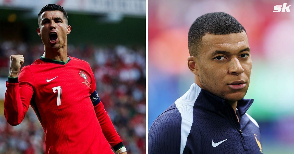 Cristiano Ronaldo sends message ahead of Euro 2024 quarter-final vs Kylian Mbappe-led France. (Images via Getty, Instagram @cristiano)