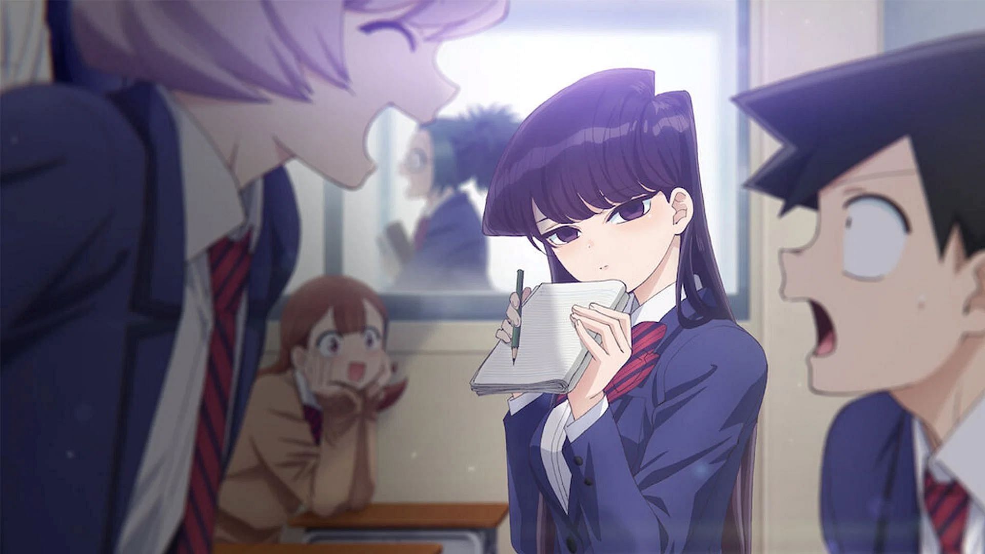 Shoko Komi, as seen in the anime (Image via OLM)