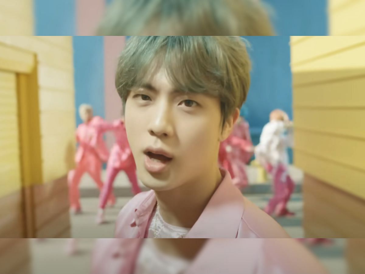 Boy With Luv ft. Halsey (Image via YouTube/ HYBE labels)