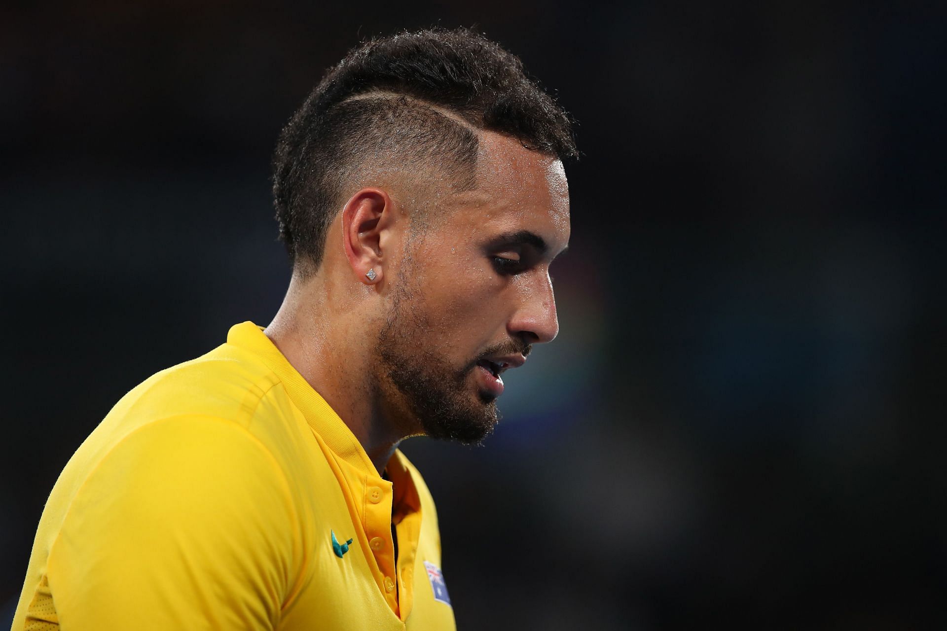 Nick Kyrgios at the 2020 ATP Cup (Image via Getty)